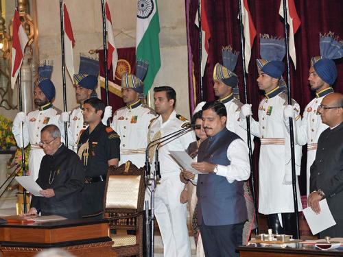 Shri Y S Chowdary Swearing In as Minister of State