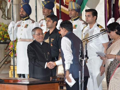 Shri Y S Chowdary Swearing In as Minister of State