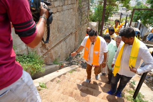 Shri YS Chowdary's election campaign, Vijayawada West Assembly Constituency