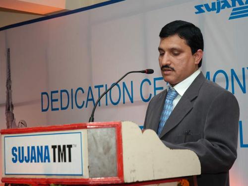 Shri Y S Chowdary at Inauguration of Sujana TMT