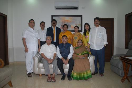 Shri Y S Chowdary with Family