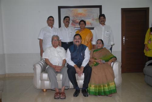 Shri Y S Chowdary with Family