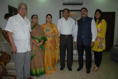 Shri Y S Chowdary with Family